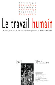 Le travail humain 2017 - vol. 80 - n° 3