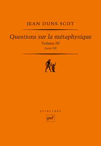 Questions sur la métaphysique, III (Livre VII)