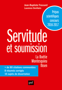 SERVITUDE ET SOUMISSION