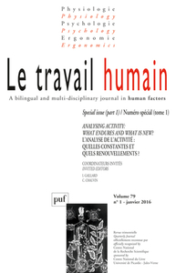 travail humain 2016, vol. 79 (1)
