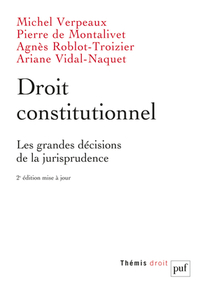 DROIT CONSTITUTIONNEL. LES GRANDES DECISIONS DE LA JURISPRUDENCE