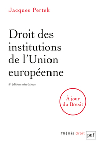 Droit des institutions de l'Union européenne