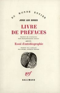 Livre de préfaces / Essai d'autobiographie