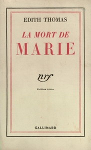 LA MORT DE MARIE