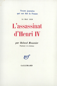 L'ASSASSINAT D'HENRI IV