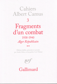 Fragments d'un combat 1938-1940