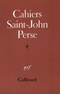 CAHIERS SAINT-JOHN PERSE