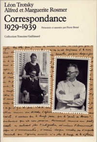 CORRESPONDANCE - (1929-1939)