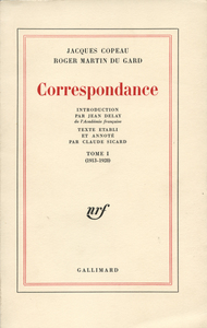 CORRESPONDANCE - (1913-1949)