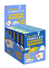 BOITE 6 JEUX7 FAMILLES ANIMAUX MARINS