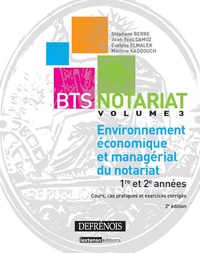 ENVIRONNEMENT ÉCONOMIQUE ET MANAGÉRIAL DU NOTARIAT - 2ÈME ÉDITION