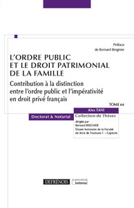 L'ordre public et le droit patrimonial de la famille