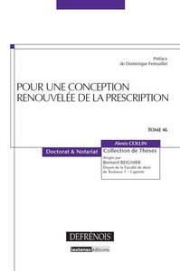 POUR UNE CONCEPTION RENOUVELÉE DE LA PRESCRIPTION