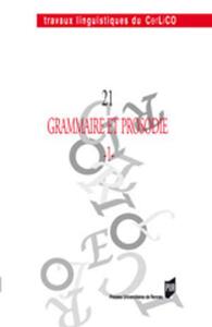 GRAMMAIRE ET PROSODIE 1