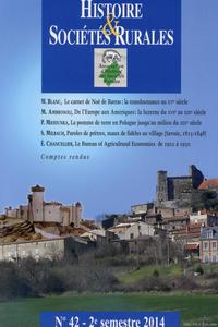 HISTOIRE ET SOCIETES RURALES, N 42/2014