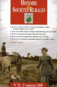 HISTOIRE & SOCIETES RURALES 32/2009-2