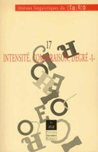 INTENSITE COMPARAISON DEGRE 1