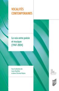 Vocalités contemporaines