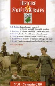 HISTOIRE & SOCIETES RURALES 34/2010-2
