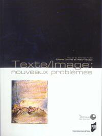 TEXTE/IMAGE: NOUVEAUX PROBLEMES