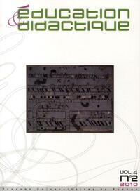 EDUCATION ET DidactIQUE 4/2