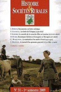 HISTOIRE & SOCIETES RURALES 31/2009-1