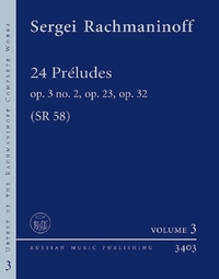 RACHMANINOFF PRACTICAL URTEXT EDITIONS - 24 PRELUDES - PRACTICAL EDITION BASED ON THE RACHMANINOFF C