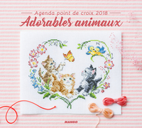 Agenda point de croix 2018 : Adorables animaux