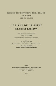 Le livre du chapitre de Saint-Émilion
