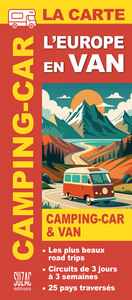 L'Europe en van & camping-car, la carte