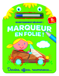 Marqueur en folie ! voiture vert