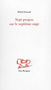 SEPT PROPOS SUR LE SEPTIEME ANGE