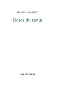 NOTES DU RAVIN