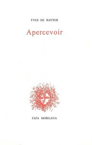 APERCEVOIR