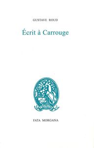 ECRIT A CARROUGE