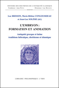 L'embryon. Formation et animation