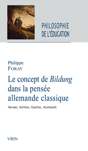Le concept de Bildung dans la pensée allemande classique