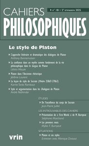 LE STYLE DE PLATON