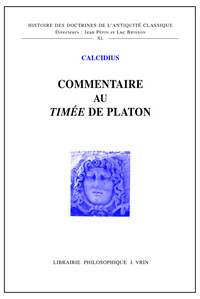 Commentaire au Timée de Platon