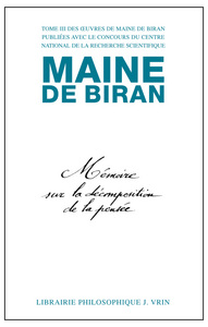 MEMOIRE SUR LA DECOMPOSITION DE LA PENSEE MEMOIRE SUR LES RAPPORTS DE L'IDEOLOGIE ET DES MATHEMATIQU