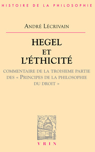 Hegel et l'éthicité