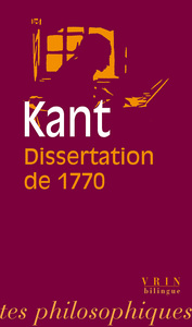 La dissertation de 1770