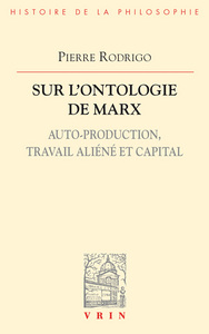 Sur l'ontologie de Marx