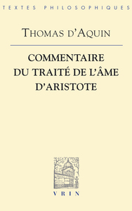 Commentaire du Traité de l'Âme d'Aristote