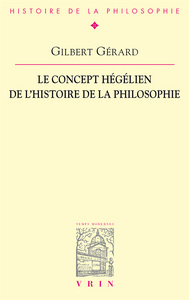 Le concept hégélien de l'histoire de la philosophie