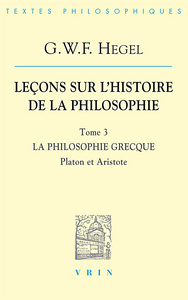 Leçons sur l'histoire de la philosophie III