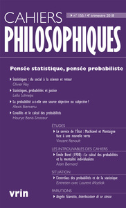 Pensée statistique, pensée probabiliste