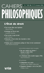 L'État de droit
