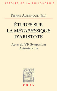 Études sur la Métaphysique d'Aristote