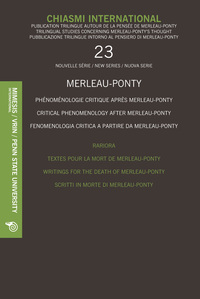 Phénoménologie critique après Merleau-Ponty